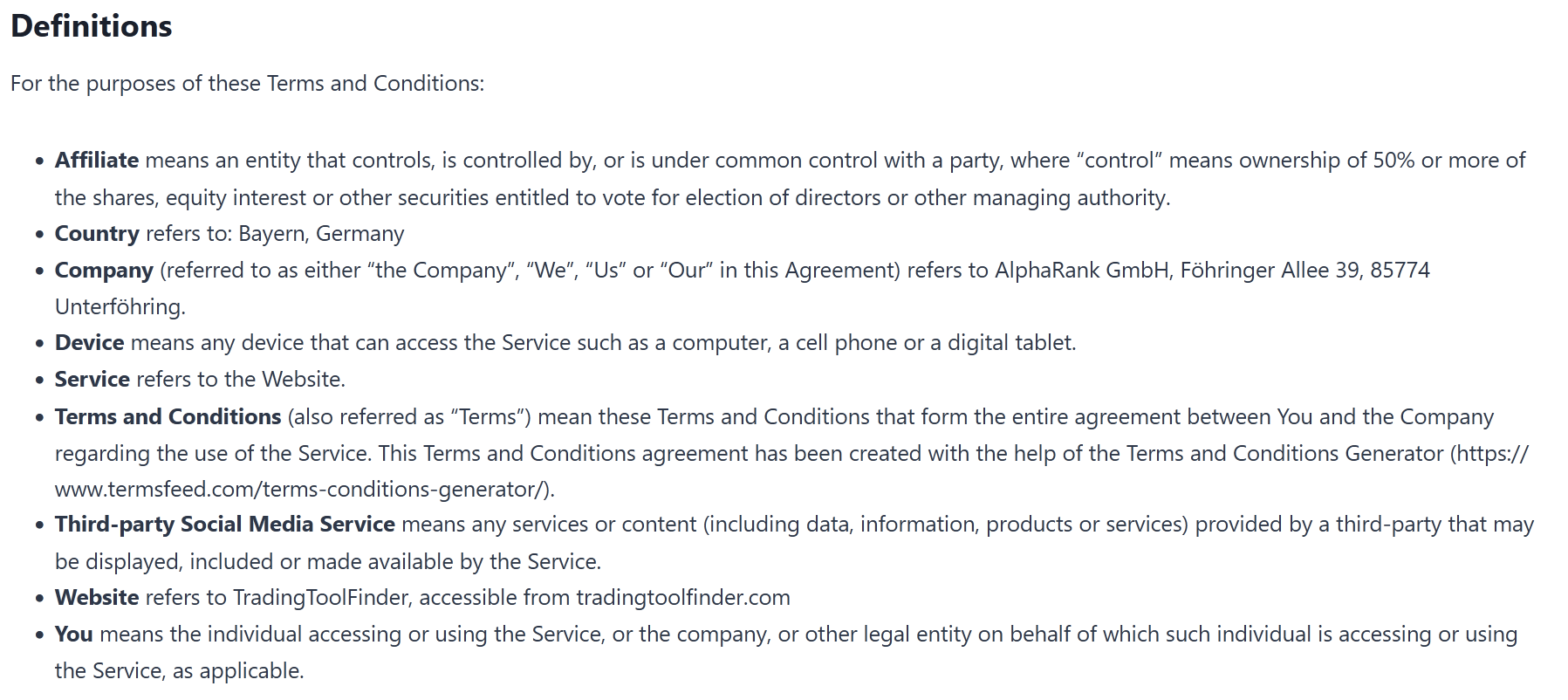 tos part 1